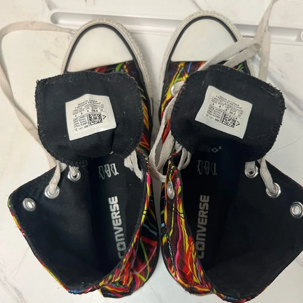 Converse Chuck Taylor Neon Lights Sneakers Men 4 Women 6 High Top Shoes 148275C - Picture 3 of 8